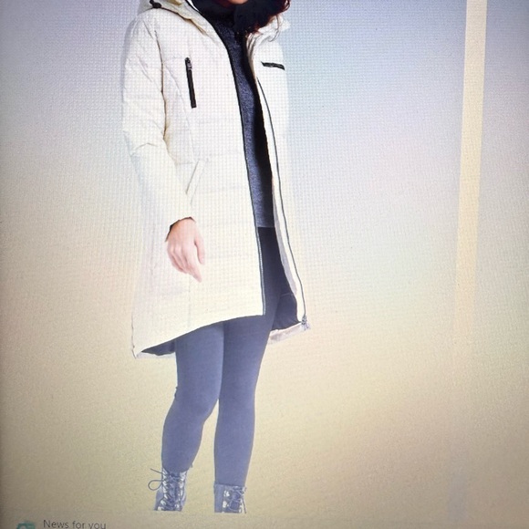 Slant Pocket Zip Up Puffer down Coat AKA The Amazon Coat - Picture 14 of 16